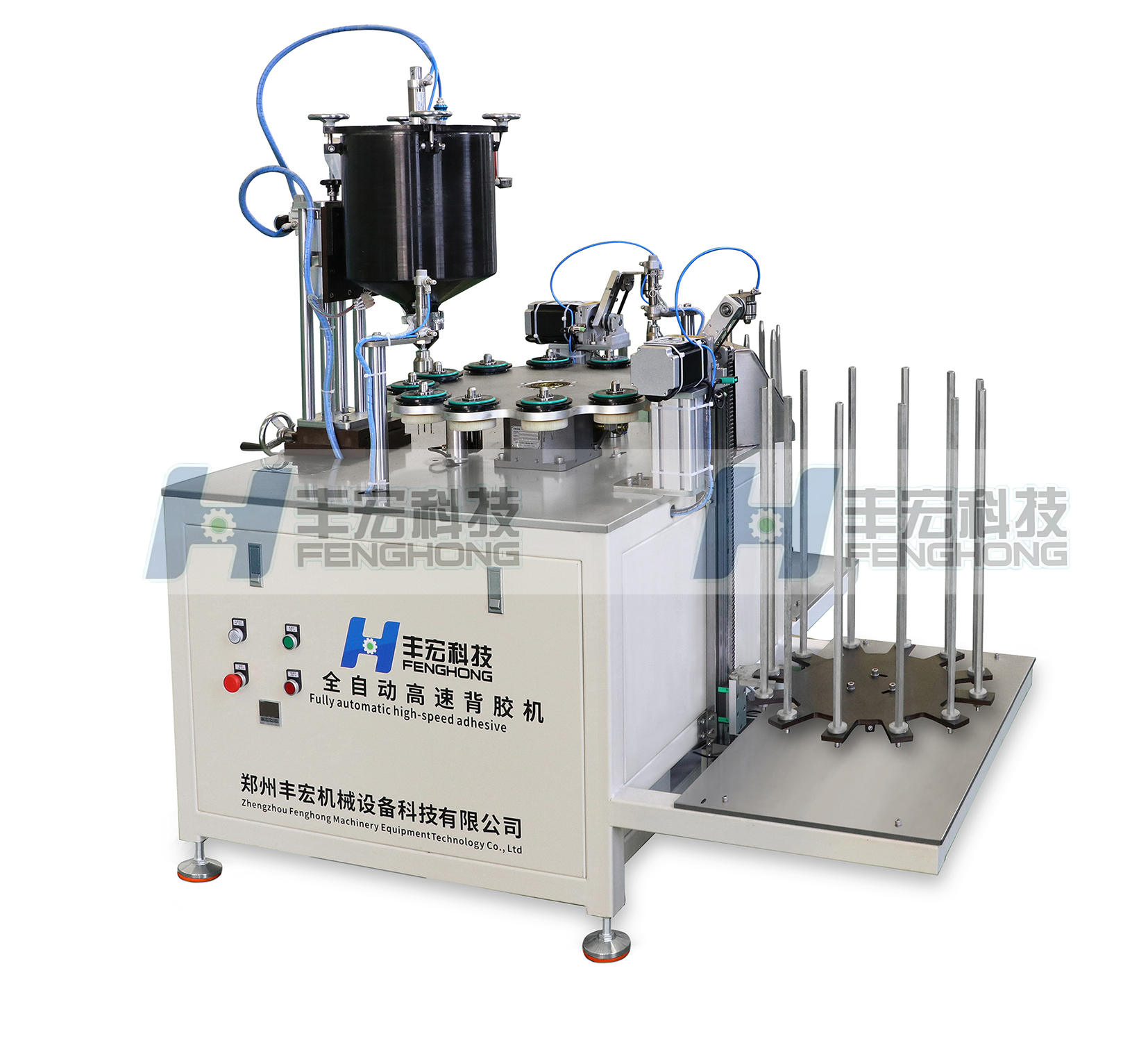 全自動(dòng)百葉片高速背膠機(jī)